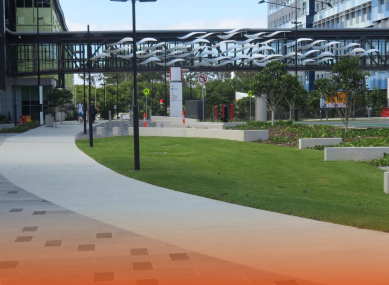 Commercial paving